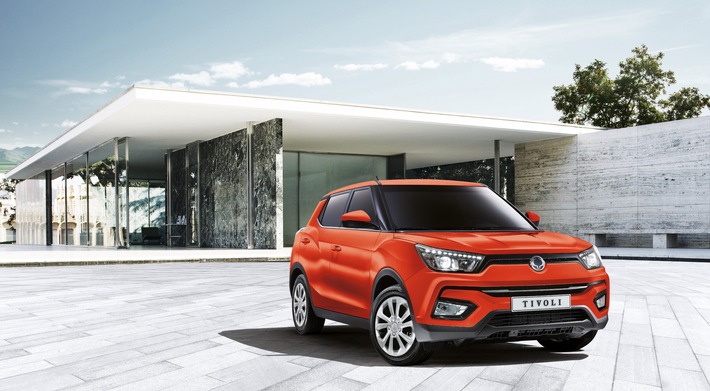 Kooperation von real und SsangYong geht in die zweite Runde Neue Edition des Mini SUV Tivoli