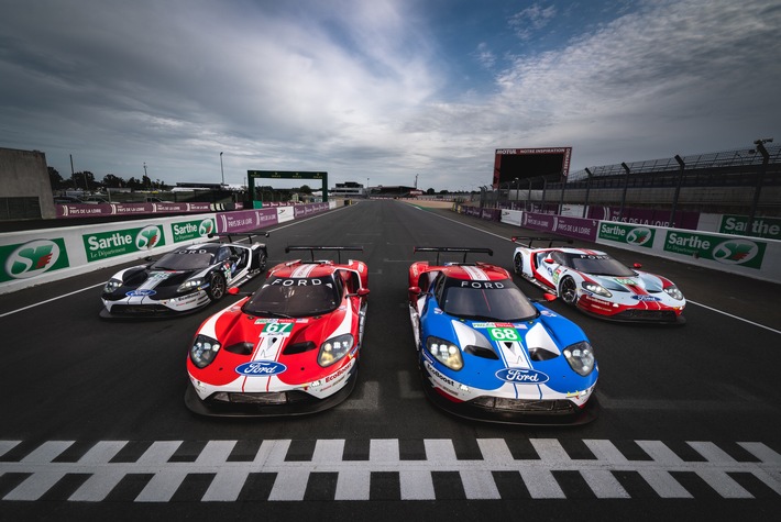 Ford schickt fünf Ford GT in die 24-Stunden-Schlacht von Le Mans