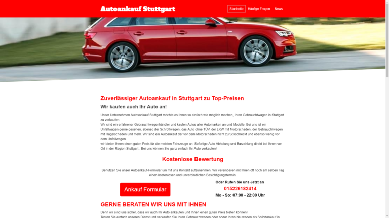 Autoankauf Stuttgart Gebrauchtwagen Autoexport & Unfallwagen
