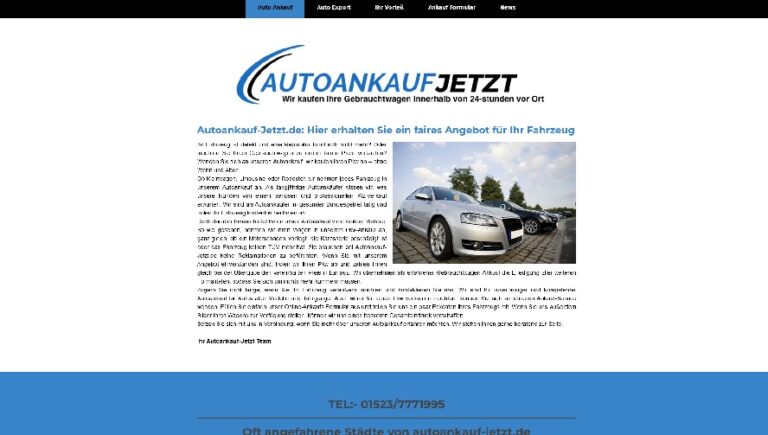 Autoankauf Auerbach – Schnell & Unkompliziert Auto verkaufen