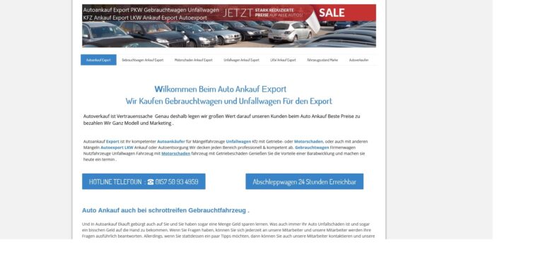 Autoankauf Herne | Autoankauf Export in Herne