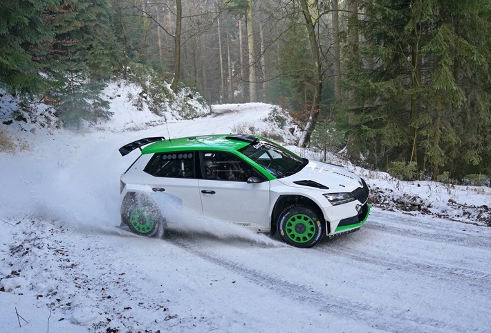 SKODA Motorsport kooperiert in WRC3-Kategorie der FIA-Rallye-Weltmeisterschaft mit Oliver Solberg