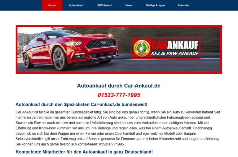 Autoankauf Erfurt – KFZ Ankauf | PKW Ankauf