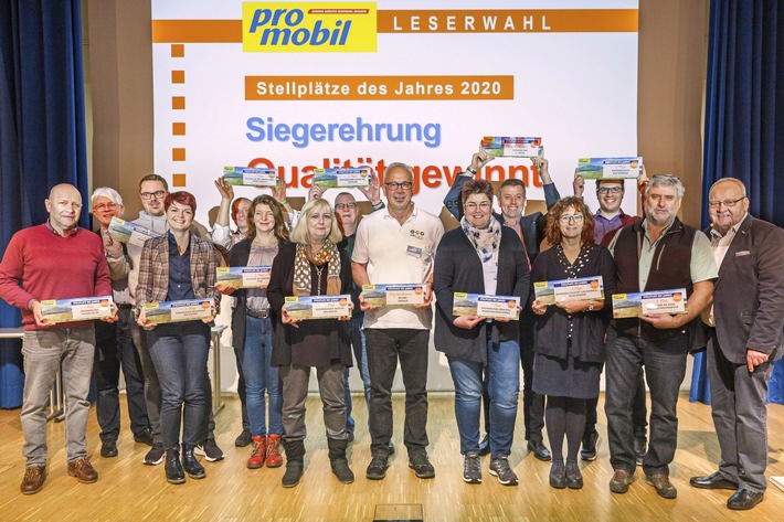 Das Reisemobil-Magazin PROMOBIL krönt die Stellplatz-Champions Deutschlands
