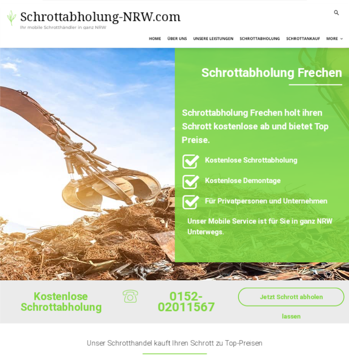 Schrottabholung Frechen : Schrott verkaufen – so komfortabel wie noch nie