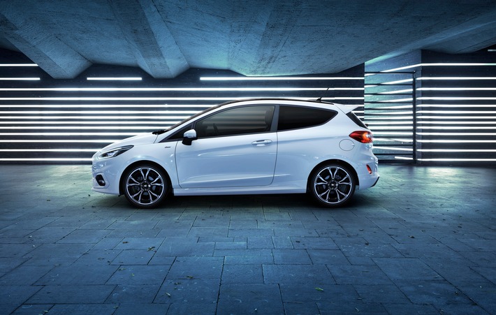 Ford Fiesta jetzt auch mit 48 Volt-Technologie für noch bessere Kraftstoffeffizienz und höheres Drehmoment