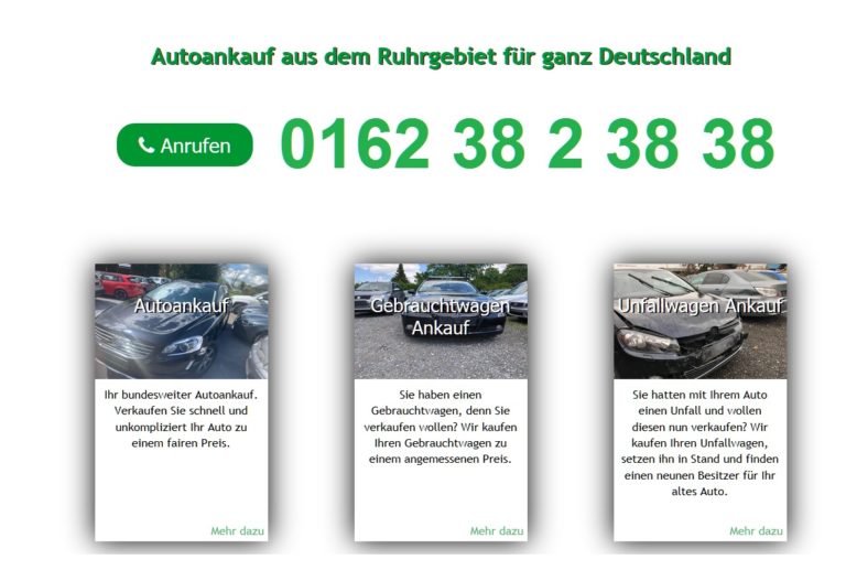 Autoankauf Bremerhaven: kauft jeden Gebrauchtwagen.