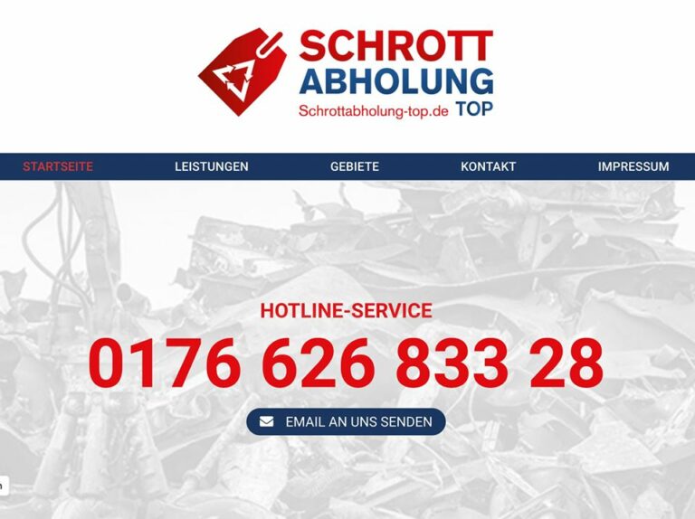 Schrott entsorgen in Essen, Abholen ist am einfachsten