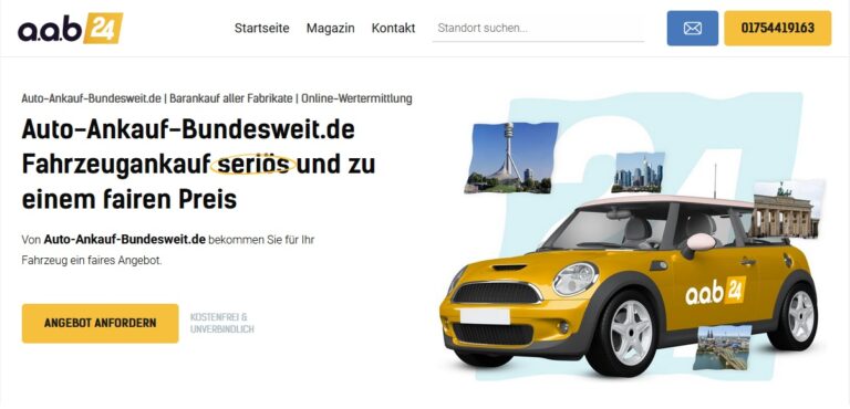Autoankauf in München – Auto verkaufen in München – Wir kaufen Ihr Auto zum Höchtpreis
