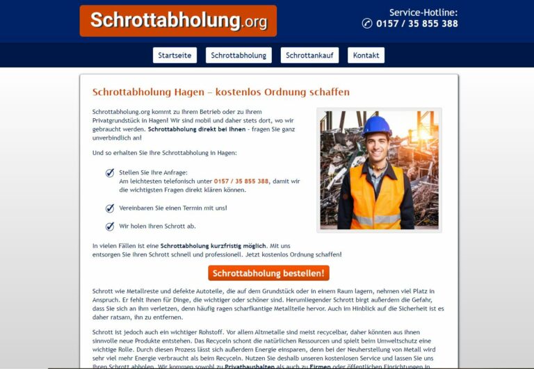 In Hagen: Professionelles Schrotthändler: Demontage von Industrieanlagen