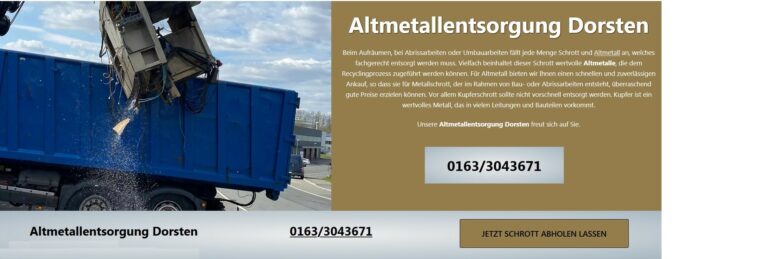 Ist Schrottabholung kostenlos? Kostenlose Schrottabholung in ganz NRW. 100% kostenlos! Nutzen Sie unseren kostenlosen Service, Schrottabholung Langenfeld (Rheinland)