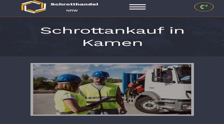 Der Schrottankauf Kamen und Umgebung unseren attraktiven Preisen für gewerbliche und private Kunden