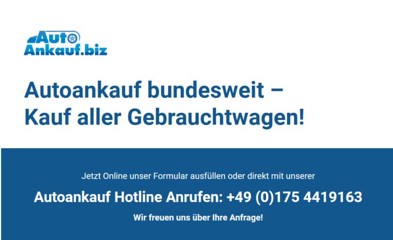 Autoankauf Bielefeld: Auto verkaufen zum Höchstpreis in Bielefeld faire Preise für Ihren Gebrauchtwagen