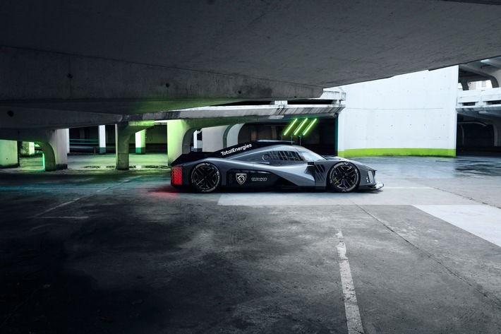 PEUGEOT 9X8 HYBRID Hypercar: Ultimatives Design