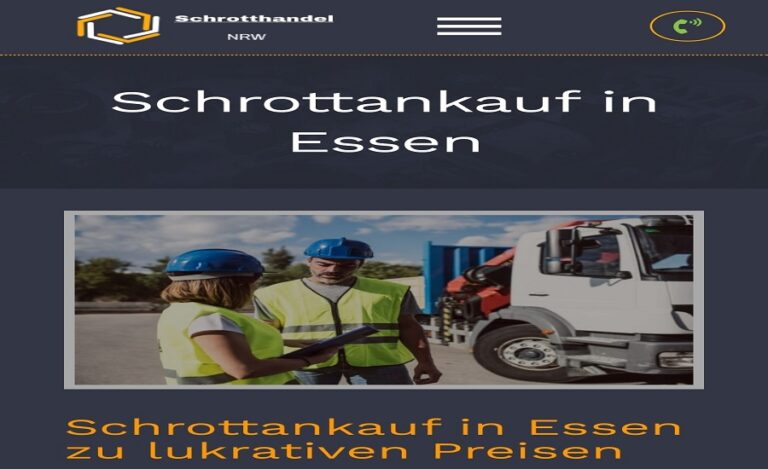 Stahlschrott Demontage professionellen durch Schrottankauf Essen