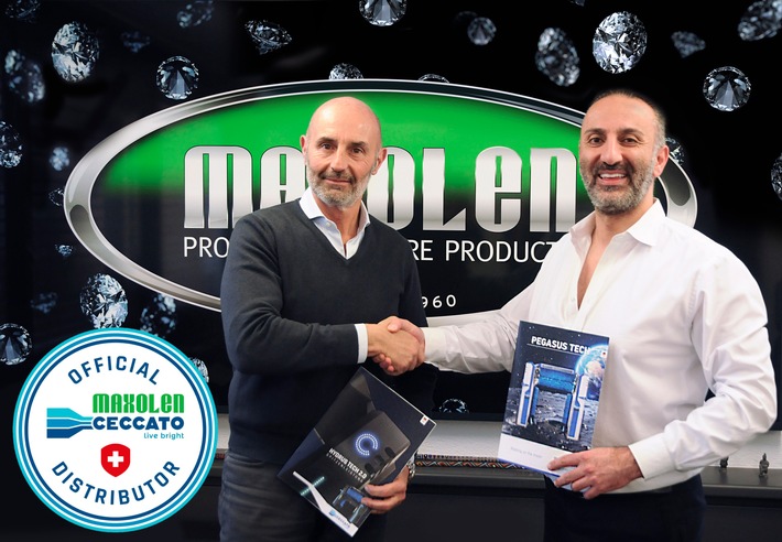 Maxolen und Ceccato gehen eine strategische Partnerschaft in der Schweiz ein Italienisches Design trifft auf Premium-Chemie und überzeugt durch profitable Kompetenz in der exklusiven Fahrzeugwäsche