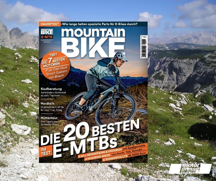 Umfangreiches Sonderheft des Magazins MOUNTAINBIKE: So finden Sie das perfekte E-Mountainbike