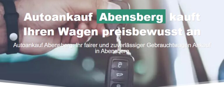Gebrauchtwagen verkaufen in Abensberg: Autoankauf Exclusiv