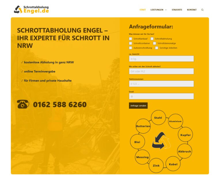 Schrottabholung Essen – mobiler Schrotthändler inkl. Abholung