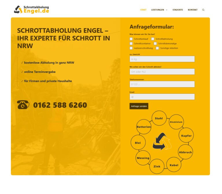 Die Schrottabholung Lengerich arbeitet seit vielen Jahren Service-orientiert und schnell. Haushalte können von der Schrottabholung Lengerich Schrott aller Art abholen lassen.