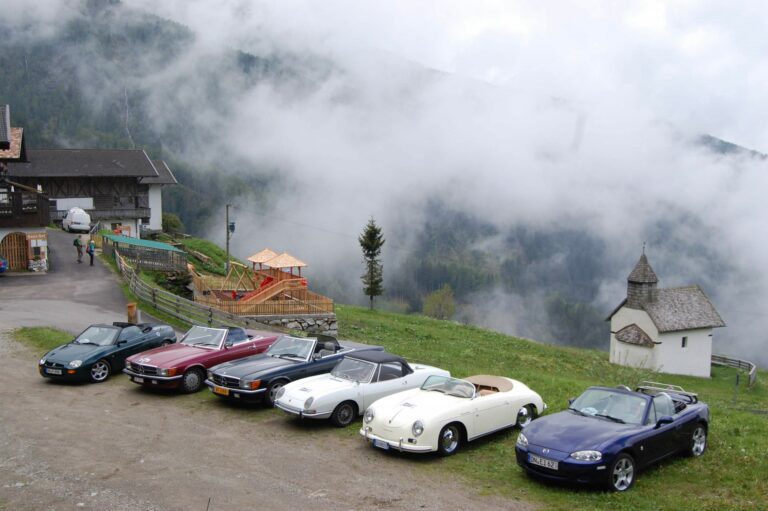 Cabrio Oldtimer Tour 2023: Auf den Spuren von Kaiserin Sissi durch die Dolomiten zum 125. Todestag