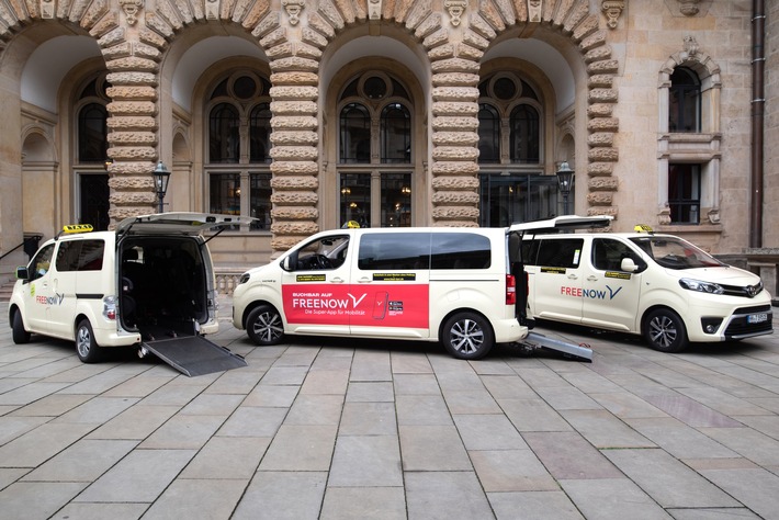 FREENOW setzt Zeichen für Inklusion: Barrierefreie Fahrzeuge jetzt in Hamburg verfügbar