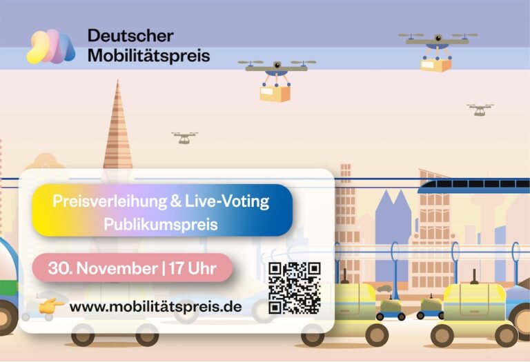 Deutscher Mobilitätspreis 2023: Highlight der innovativen Projekte