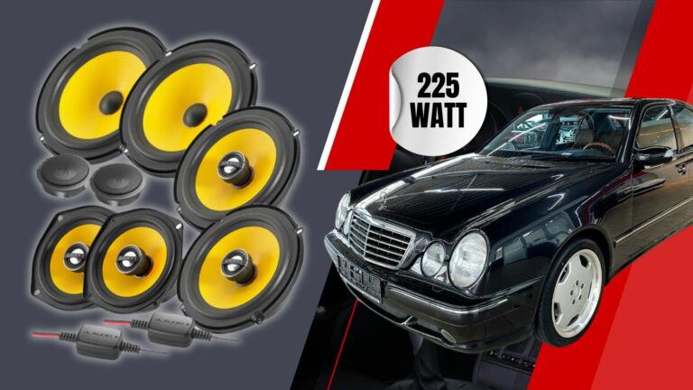 Überlegen in der Akustik: Testsieger-Lautsprecher für Mercedes E-Klasse W210 im Check!