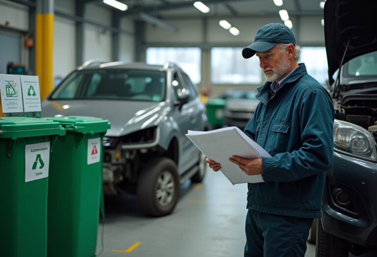 Schrottautos nachhaltig verwerten: Tipps und Tricks für umweltbewusste Autofahrer zur besten Entsorgung und Recycling