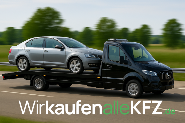 Kfz verkaufen mit einem Klick: So geht die kostenlose Abholung und die Wertbestimmung einfach und schnell!